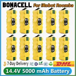 Rechargeable Battery For iRobot Roomba 500 5.0Ah Battery 14.4V 600 700 800 900 595 620 650 780 890 Ni-Mh Battery 5000mAh