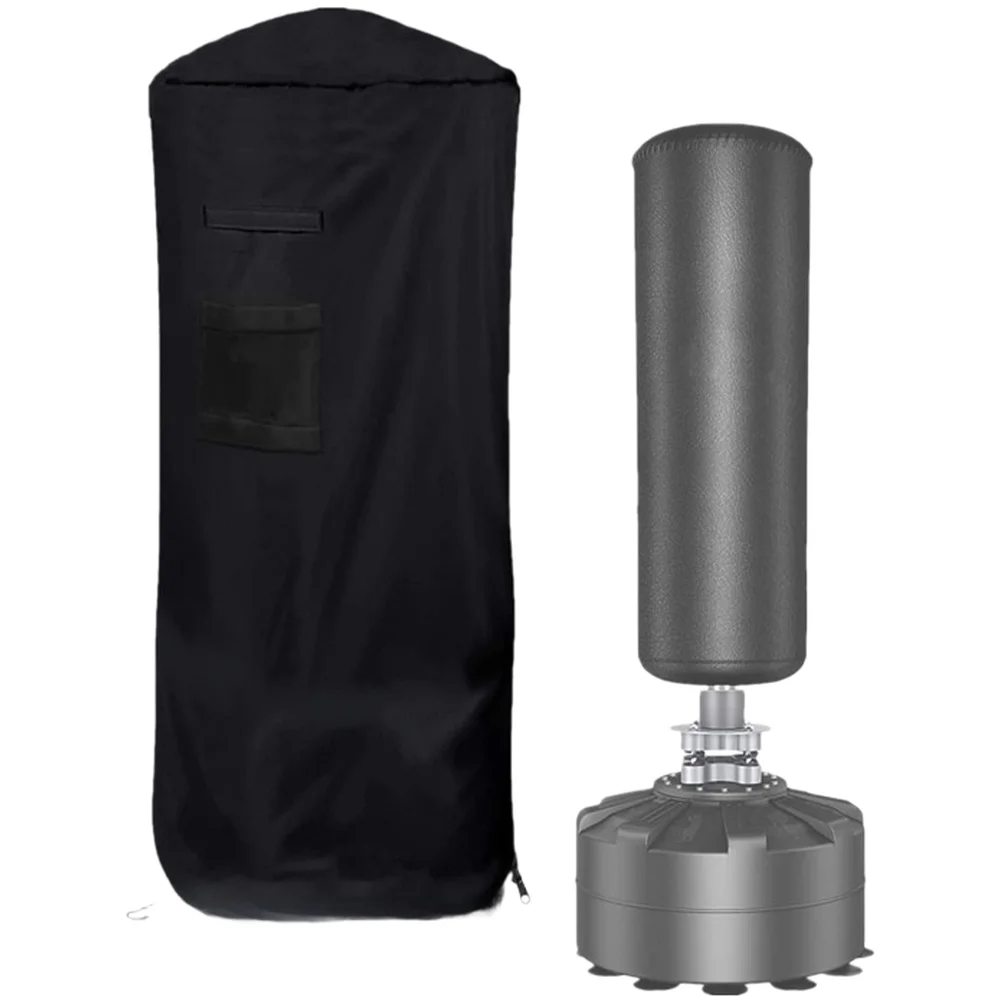 Freestanding Punching Bag Cover 210D Oxford Waterproof UV Blocking Windproof Dustproof Breathable Mesh Vents 58.2 x 13.4 Inches