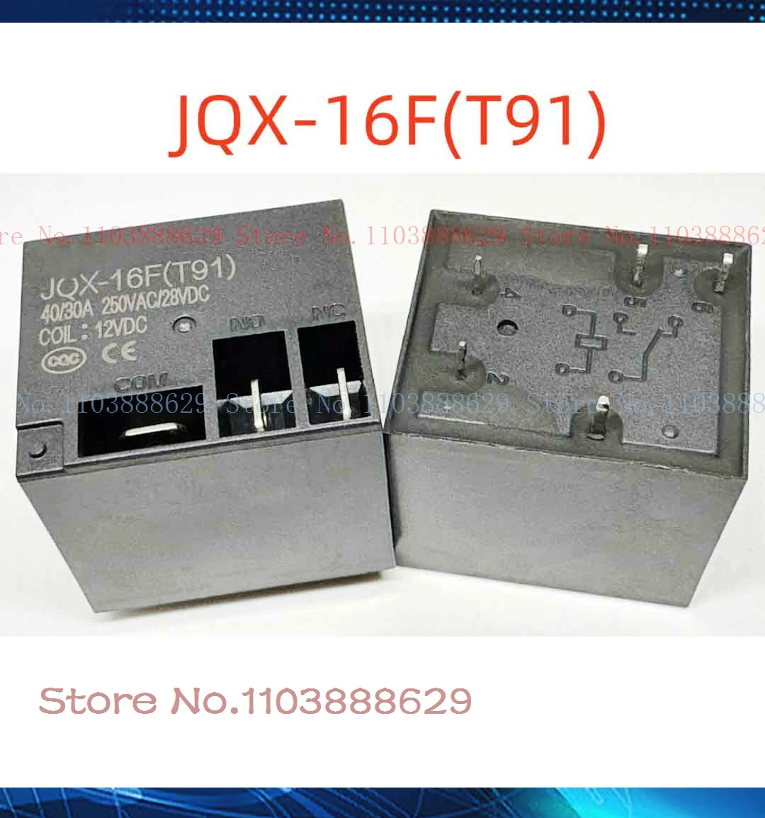 40A JQX-16F(T91) 12VDC T91L-1C