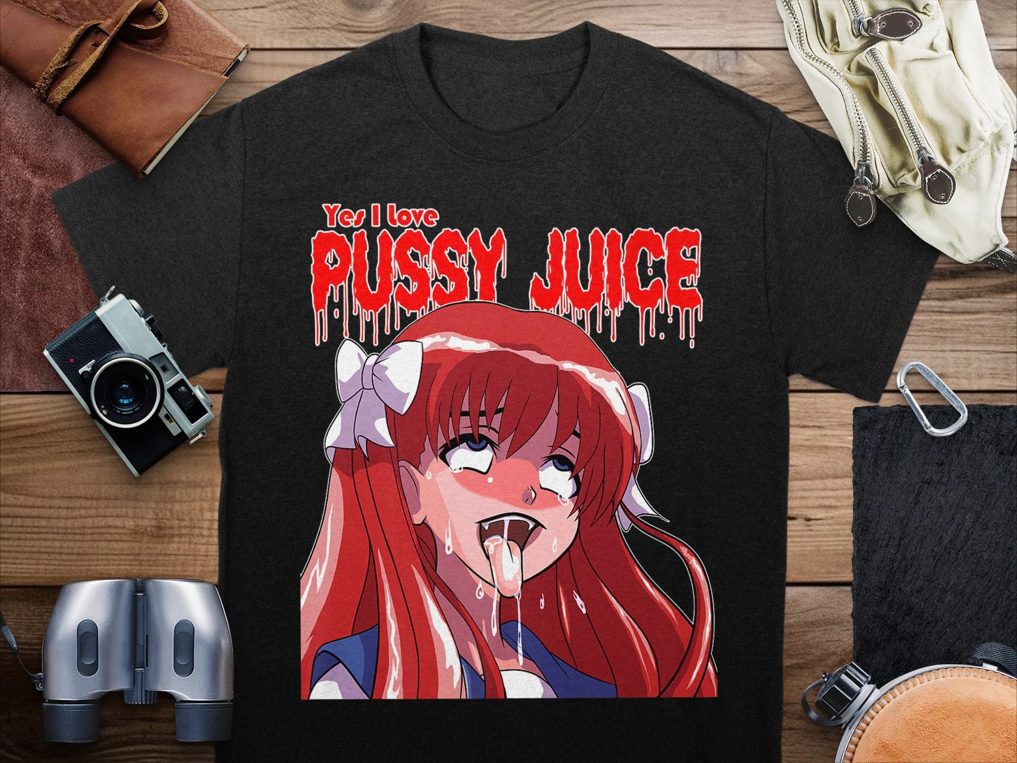 2026 Yes I Love Pussy Juice T-Shirt, Love Pussy Juice T-shirt, Cool Sexy Hentai Girl Shirt, Anime Make Shirt, Great Gift Shirt