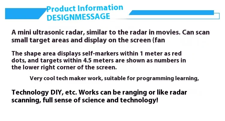 Picture 7: Ultrasonic Sensor DIY Kit for Kids STEM Programming Robot Car Distance Measuring Creative Toy proximity sensor arduino sensor