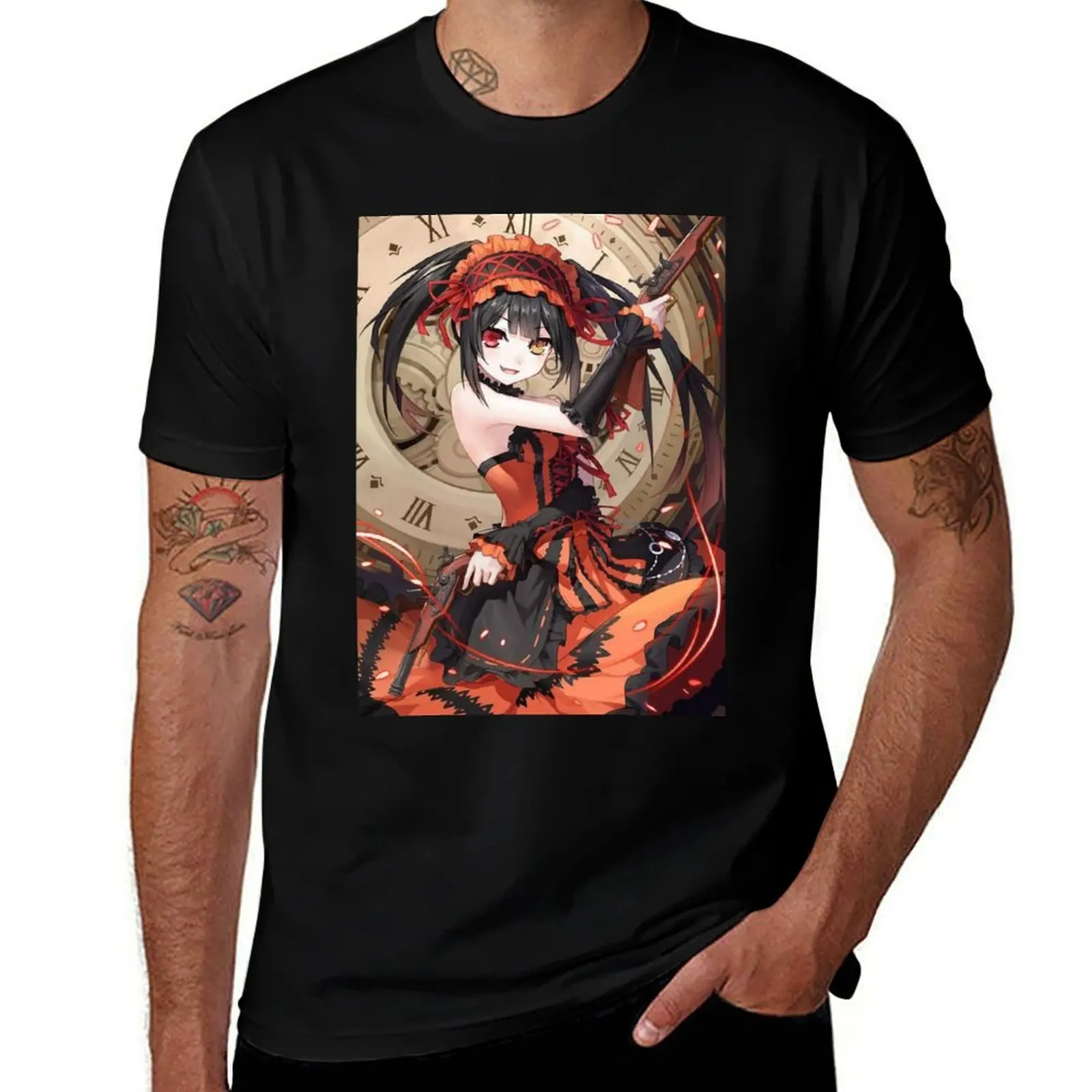 Tokisaki Kurumi - Date a Live T-Shirt football t shirt cute clothes new gifts and t-shirts cotton t shirt men