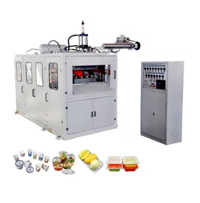 Thermoforming Machine for Making Disposable Plastic Cups and Plates