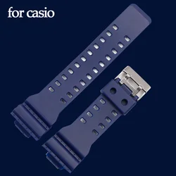 Smart Watch Band For Casio G-Shock GA-110GB GA400 22mm Black Sports Wrist Watchstrap Pins Metal Buckle Pu Watchbands Strap Hot