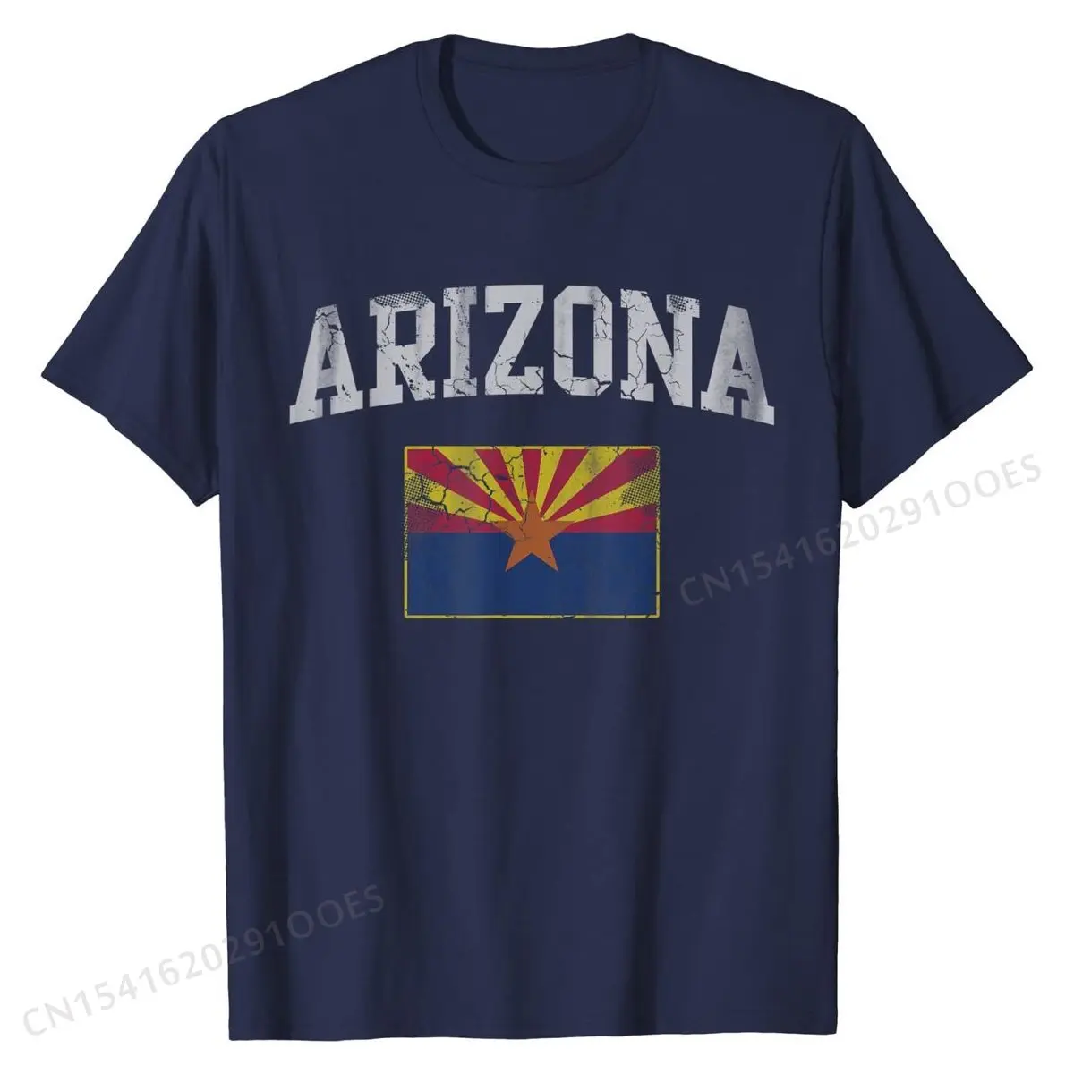 Arizona Flag Retro Men Women Kids Gift T-Shirt Custom Tshirts Fashion Cotton Men Tops Tees Customized