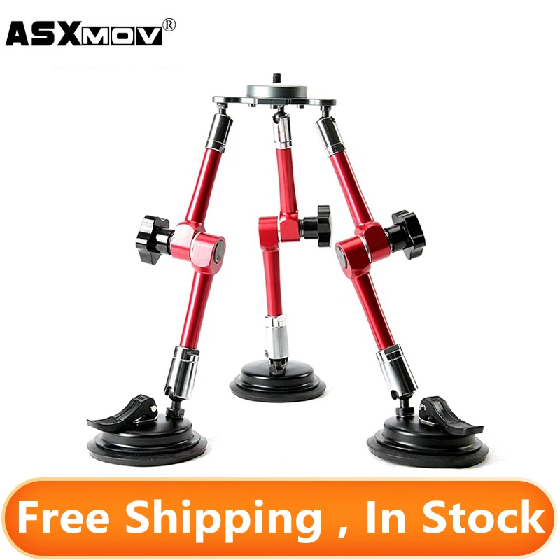 

ASXMOV XP03 Aluminium Alloy Car Suction Cup Camera Mount Holder VideoTripod For Gopro All Dslr Camcorder