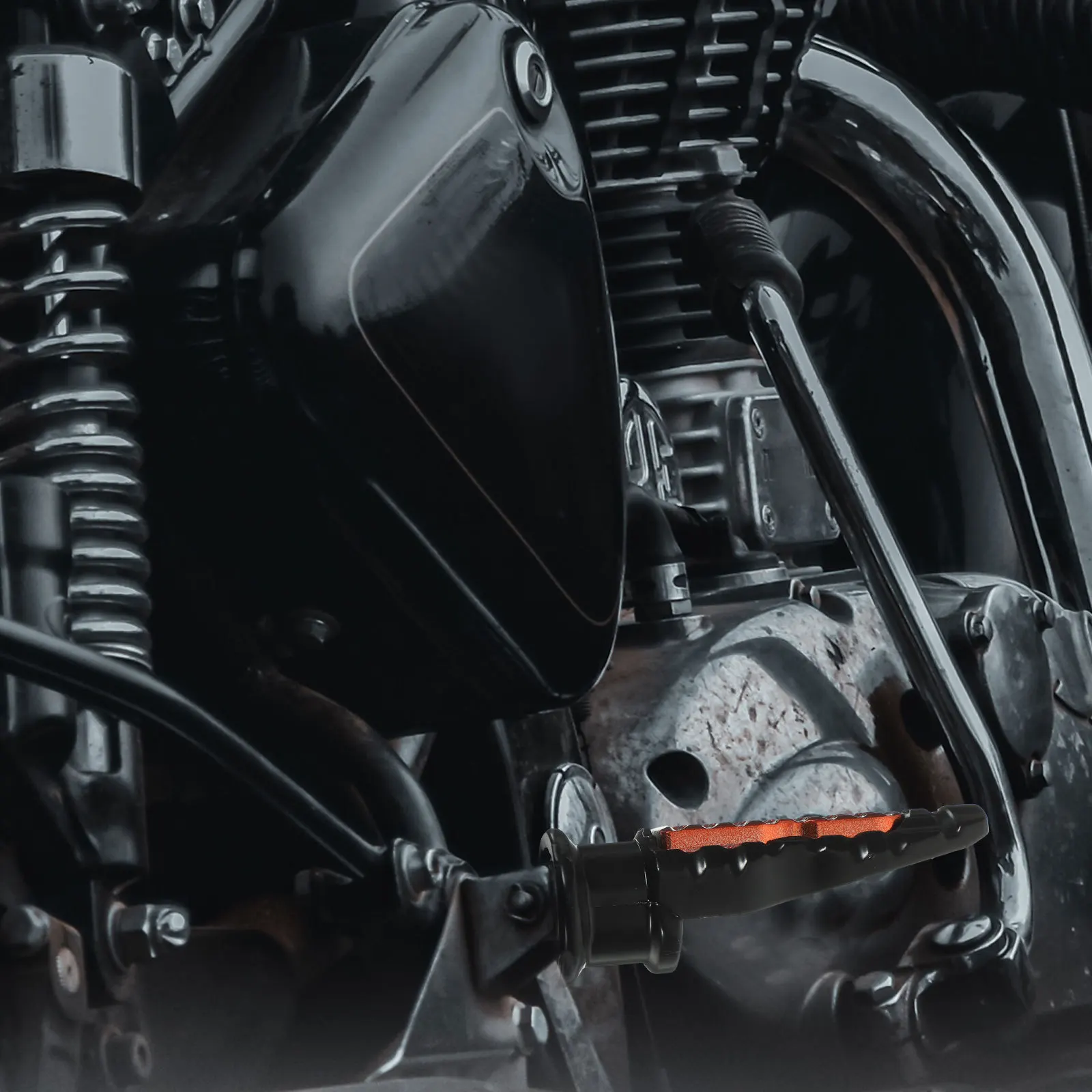 

2Pcs Motorcycle Footrest Rear Foot Peg Bike Pedal Metal Foot Peg Rest Universal Fit for Motorcycle Electric Vehicle Reliable