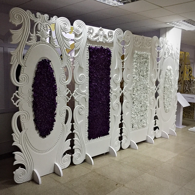 

4PCS/Set Beautiful Design Flower Pattern Wedding Backdrop Banquet Decoration