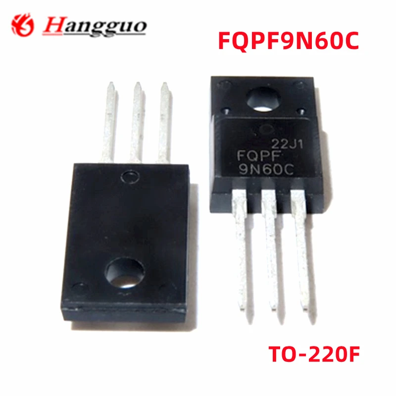 10PCS/Lot Original  FQPF9N60C FQPF9N60 9N60C TO-220F MOSFET 9A 600V Best Quality