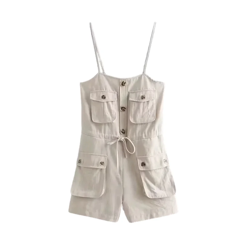 

KONDALA женские осенние короткие комбинезоны с карманами, подвесные комбинезоны, весна-лето 2021, модные женские комбинезоны в стиле ретро в стиле High Street