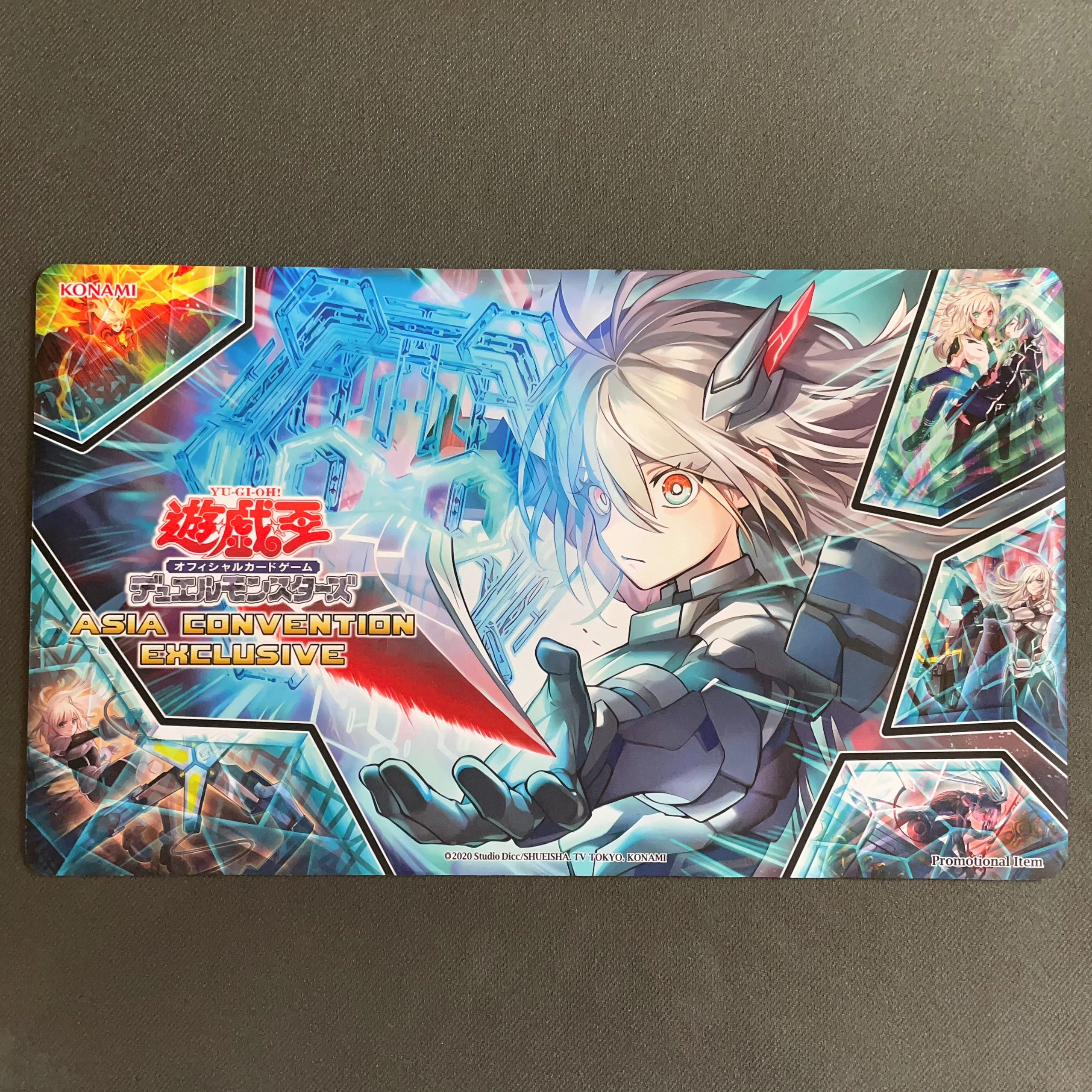 600x350mm Yu-Gi-Oh！Diy Sky Striker Ace‑Shizuku Playmat 2mmSeamless Edge Sky Striker Ace‑Kagari Player Rubber Board Game Card Pad