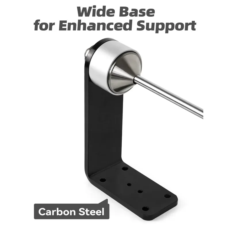 Manual Fishing Line Spooler with Tension Adjustment, Carbon Steel Line Winder for Various Spools