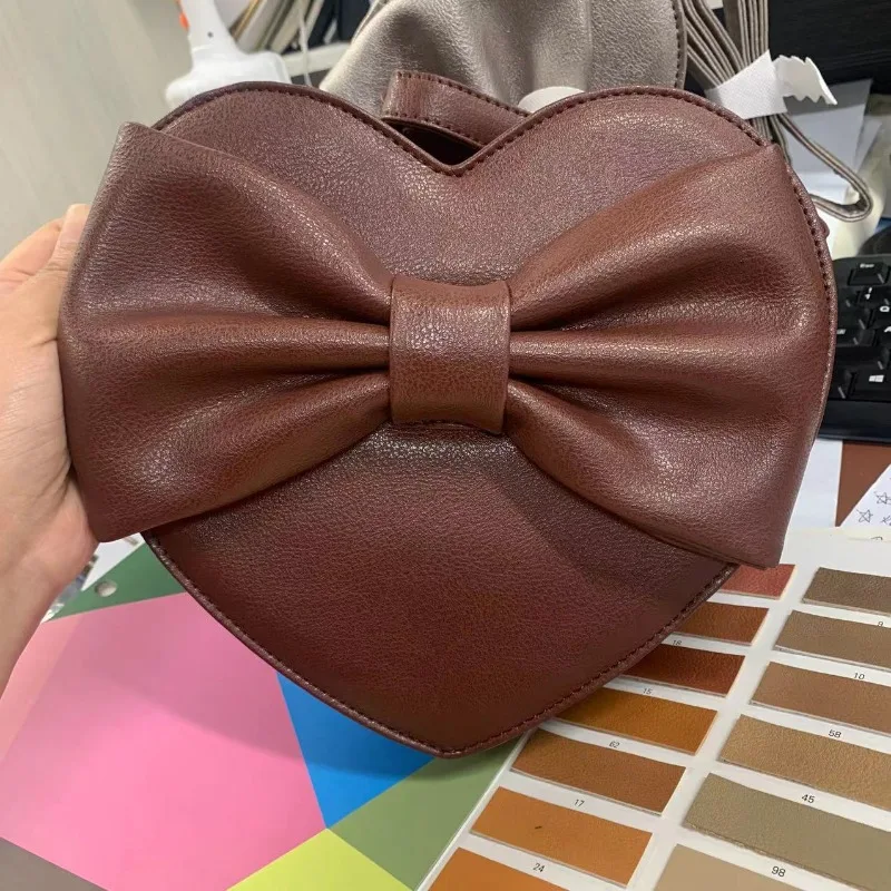 Lolita Bag Japanese JK Uniform Crossbody Bags for Women 2024 New Heart Shoulder Bag Girls Sweet Bow Bolsos Elegant Сумки