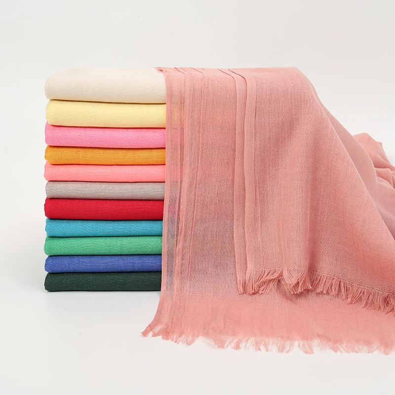 

55 Color 110x180cm Big Size Modal Muslim Jersey Hijab Women Solid Scarf Ramadan Long Shawl Plain Soft Turban Wraps Headband