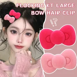 1/3pcs Velvet Bowknot Hair Clip Girl Cartoon Small Hairpins 2023 New Cute For Women Fashion French Retro Bobby Pin Headwear Gift