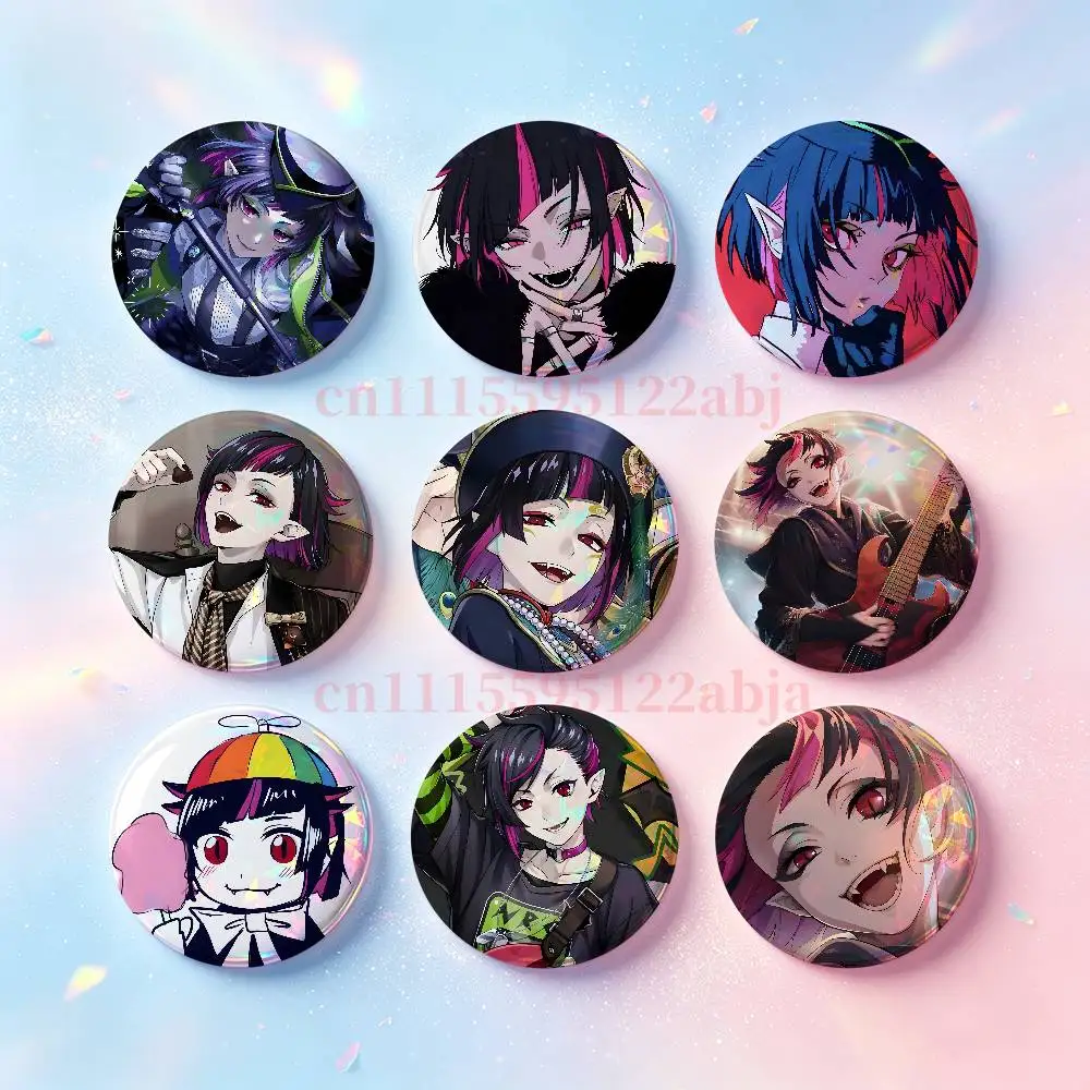 L-Lilia Vanrouge HD Print Badges Pretty Round Display Brooches IP merchandise 32mm 58mm 75mm 44mm 25mm