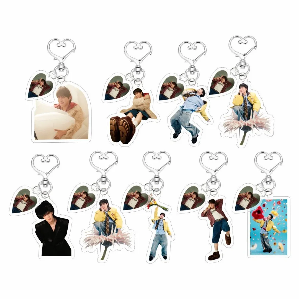 2025 Kpop Idol J-HOPE Photo Acrylic Keychain Sweet Dream Series High-definition Photo Key Chains Keyring Fans Collection Gift