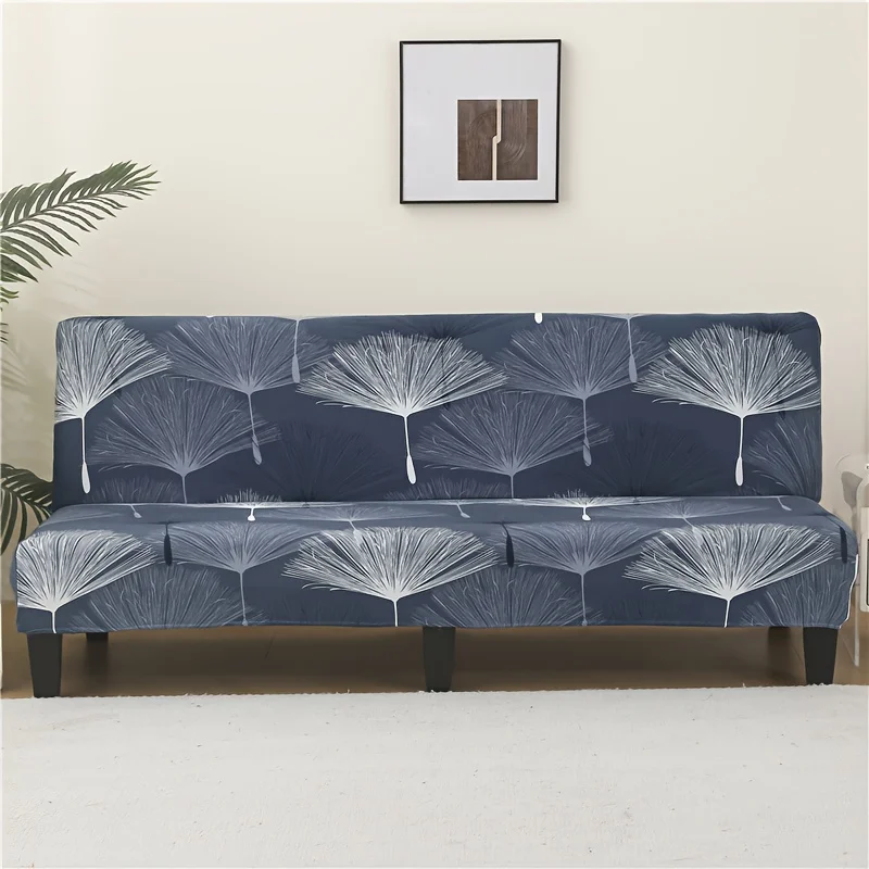 1pc Elastic sofa bed cover,Dandelion Print Elastic Couch Cover for Living Room, Washable Modern Furniture