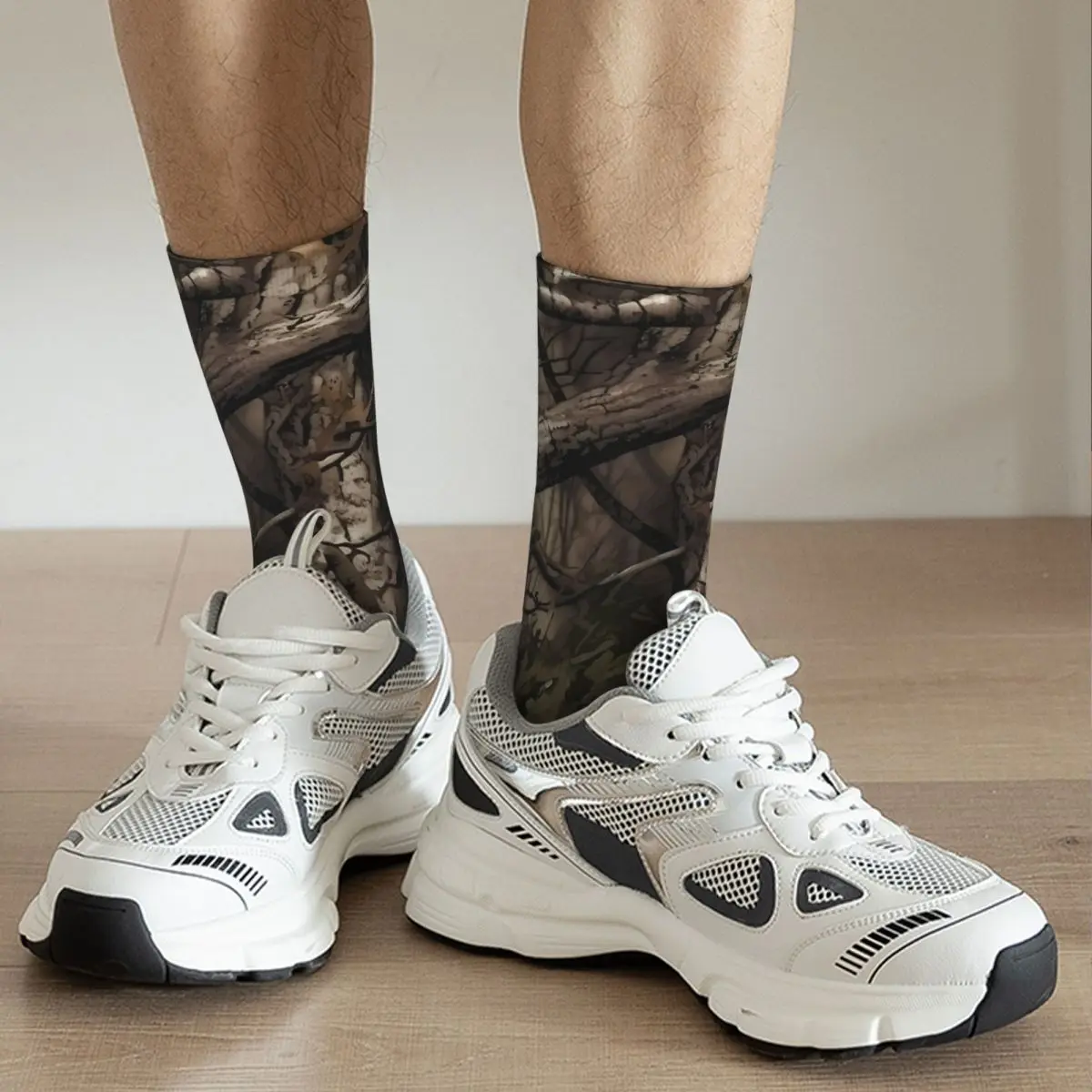 Camouflage Real Tree Hunter Camo Woods Men Women Socks Outdoor Novelty Spring Summer Autumn Winter Stockings Gift