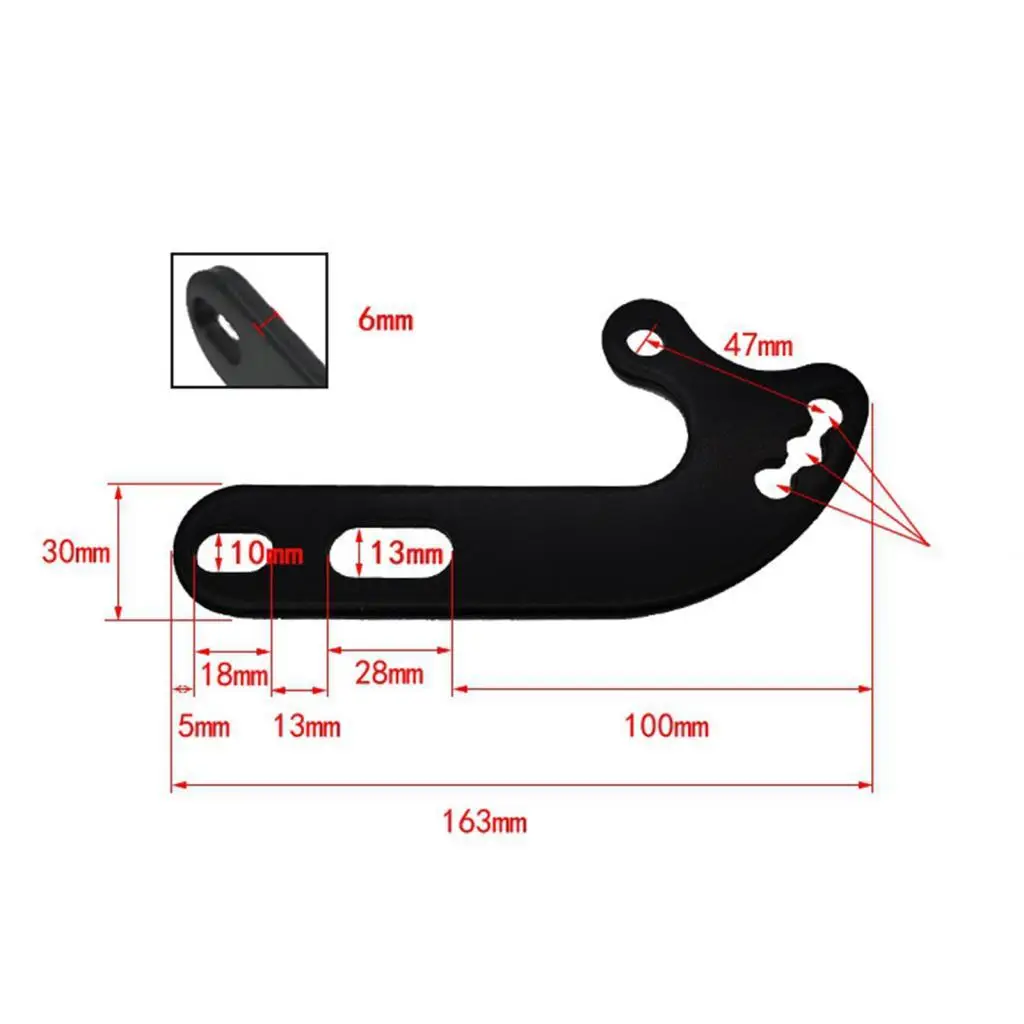 Motorcycle Rear Mudguard Motorbikes Accessories for Easily to Install