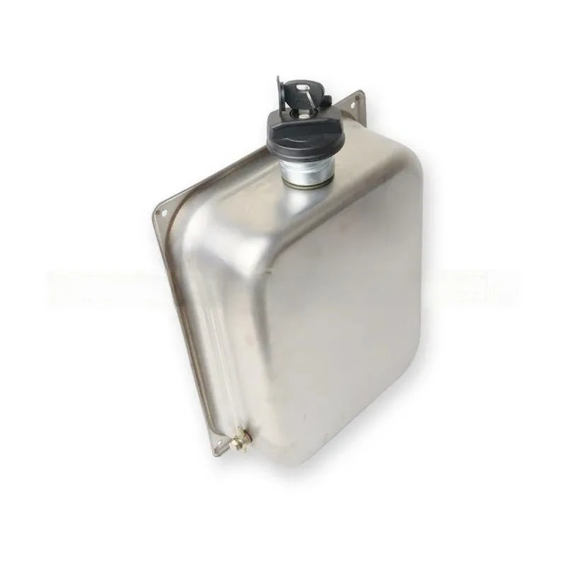 for 7L Stainless Steel Fuel Tank with Key Parking Heater Oil Drum with Oil Level Display Car Oil Cover