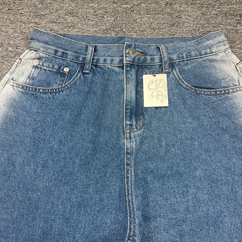 2026 Fall Winter New Arrival Black Mertre Jeans Vintage Washed Casual Denim Pants Fast Delivery