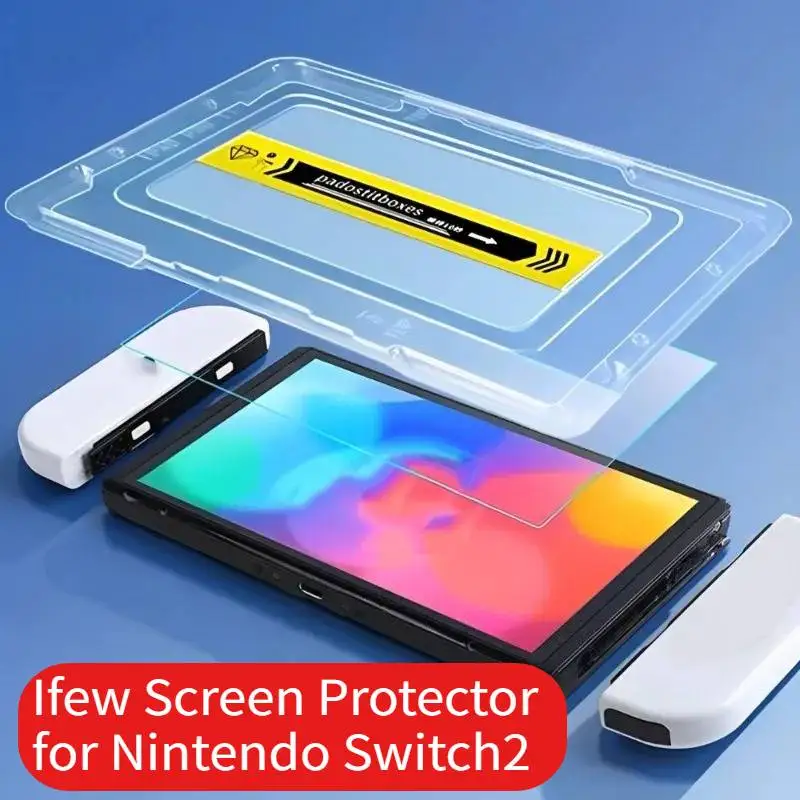

Screen Protector for Nintendo Switch2 Easy Installation Tempered Glass Film Anti-Scratch Protective Film for Switch2 Accessories