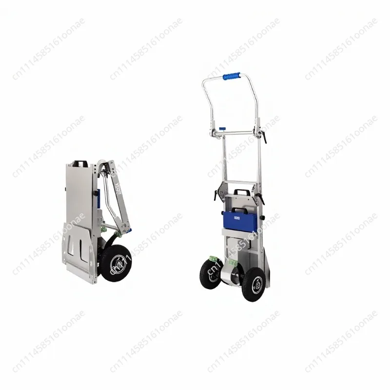 200kg Electric Stair Climbing Machine with Lithium Battery 8 Ah, Foldable Pull Truck Suitable for Floor Transportation of Goods
