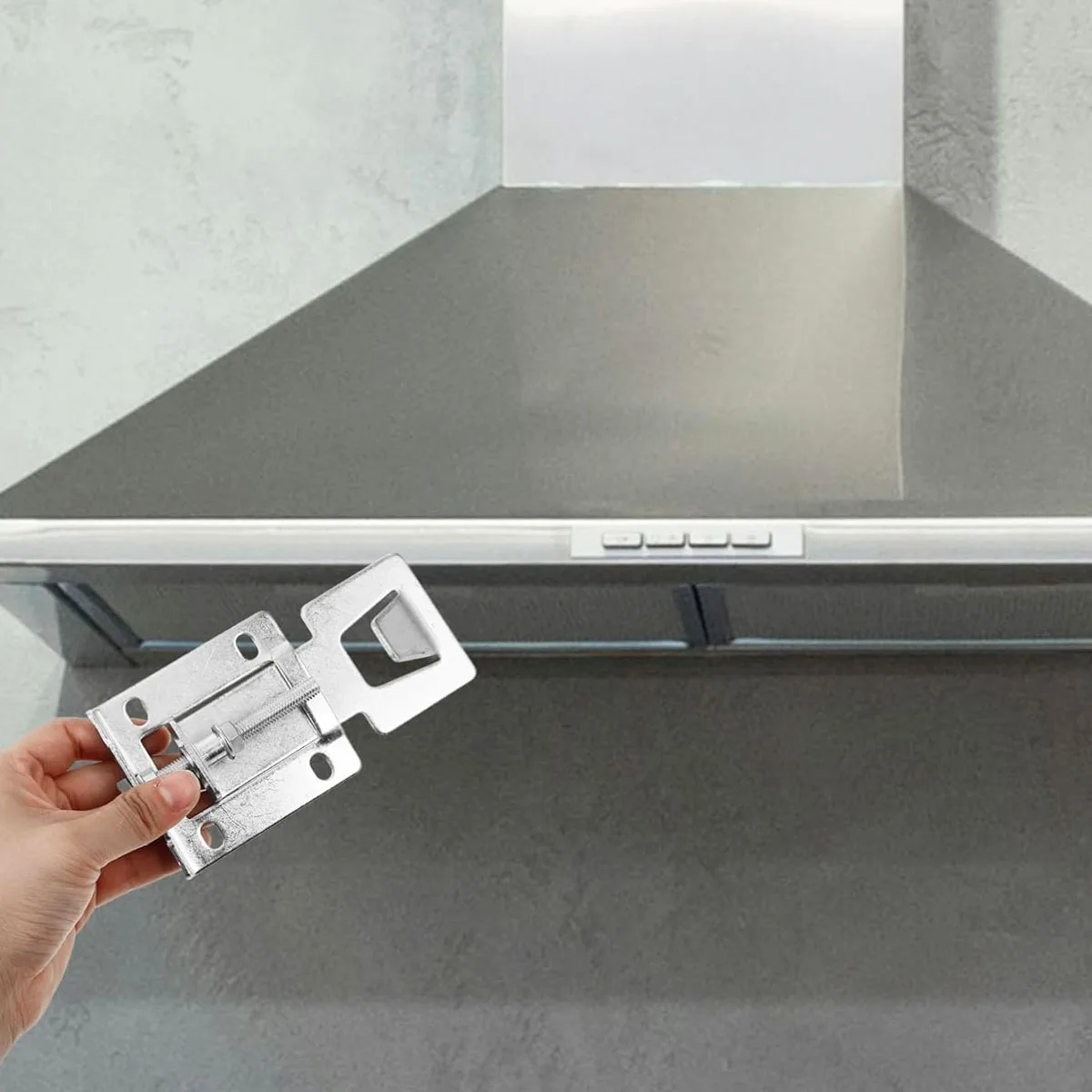 Adjustable Range Hood Bracket Kitchen Range Hood Fixing Tool Hanging Plate Kitchen Range Hood Bracket  Accessory 201 Steel