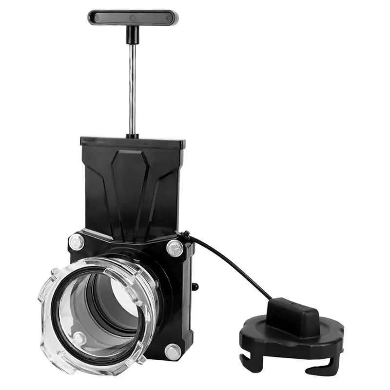 AB41-Leak-Proof Cap Sewer Gate Valve For RV, Twist-On Hose Valve, Shut Off Valve,Fits For 3