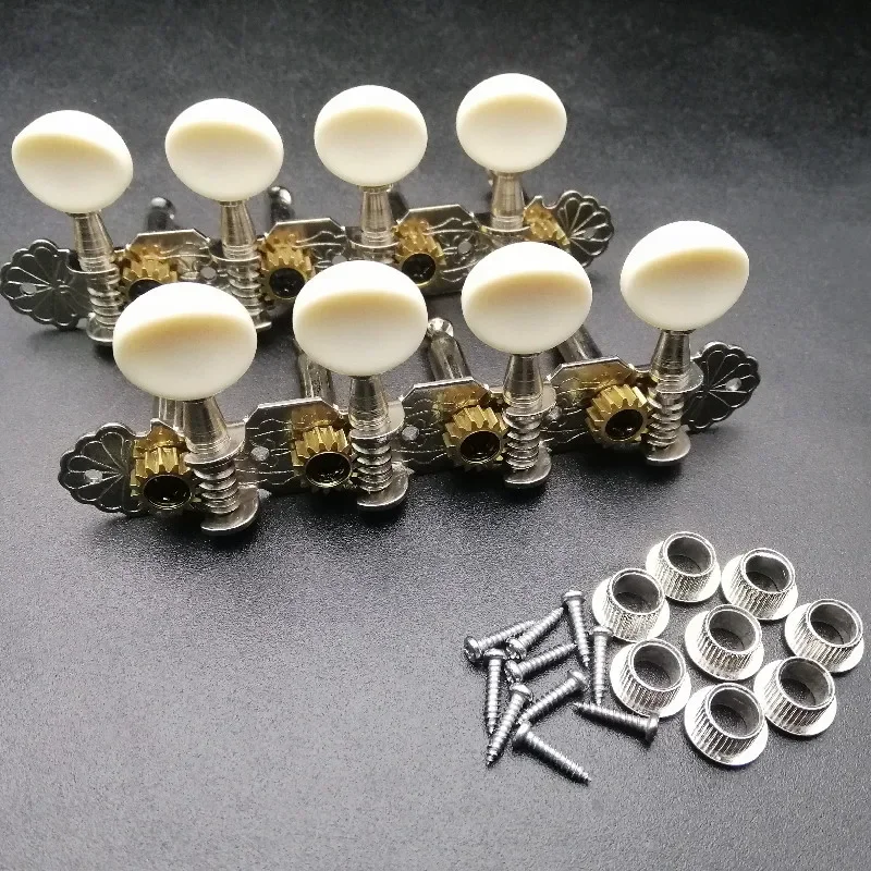 

Mandolin Tuning Keys Machine heads Tuners Tuning Keys Pegs for Mandolin Instrument Gold/Nickel Plated