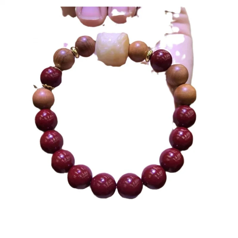 Jewelry Cinnabar Peach Purple Gold Sand Xingshi Bracelet Ornament Women