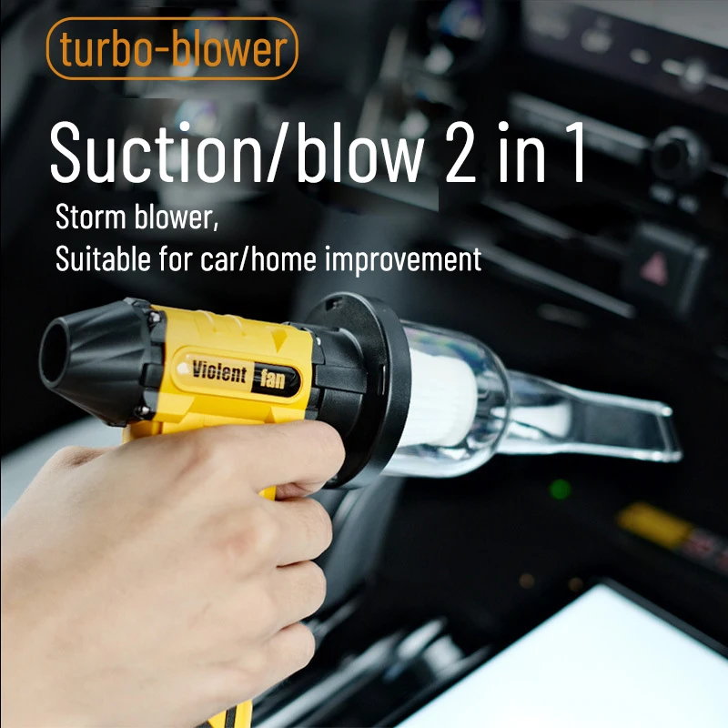 

Mini Turbo Jet Fan 110000 RPM Brushless Motor Powerful Airflow Violent Air Blower USB Rechargeable Dust Cleaning Tools Mini Turb