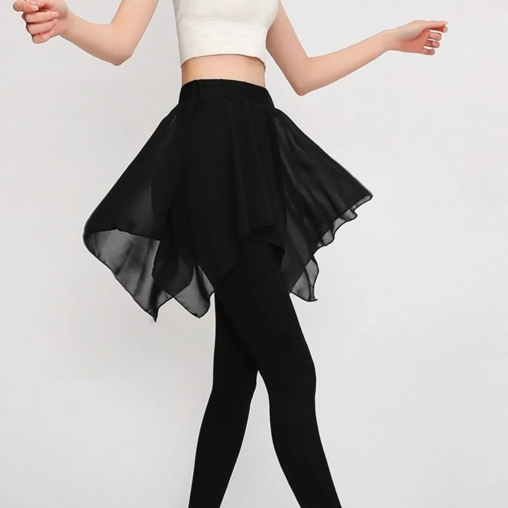 

Sheer Mesh Ballet Tutu Skirt Lightweight Comfortable Dance Half Skirt Breathable Flowy Practice Wear Dance Class