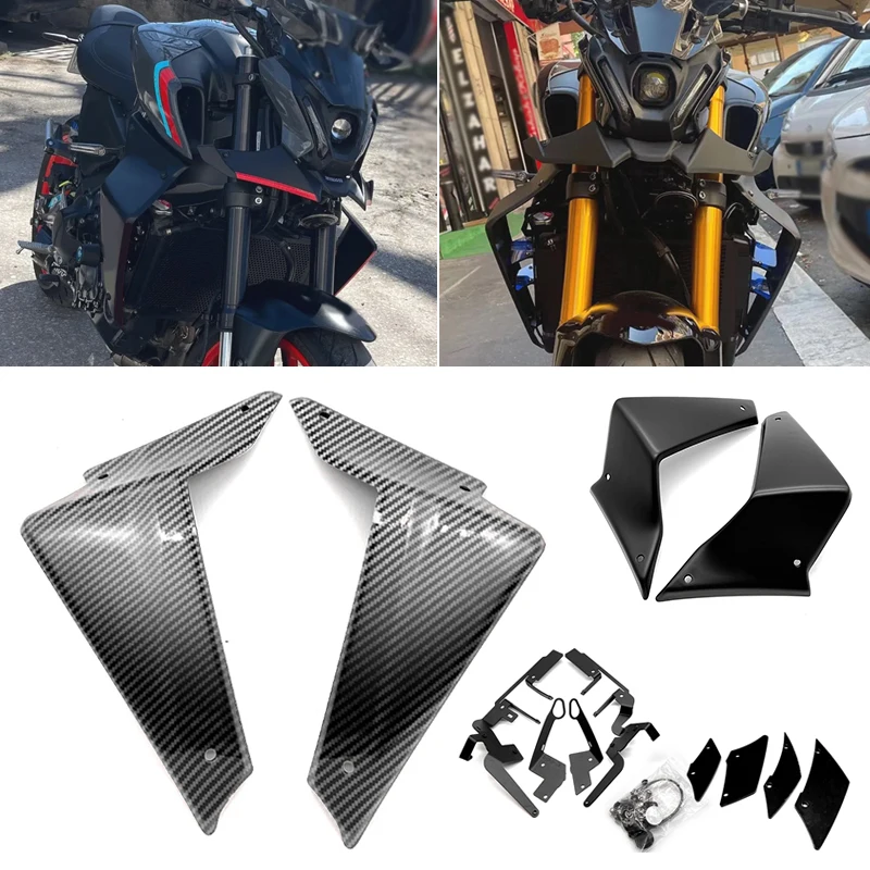 MT09 SP Motorcycle Sport Downforce Naked Side Spoilers Aerodynamic Wing Deflector MT 09 For Yamaha MT-09 FZ-09 2021 2022 2023