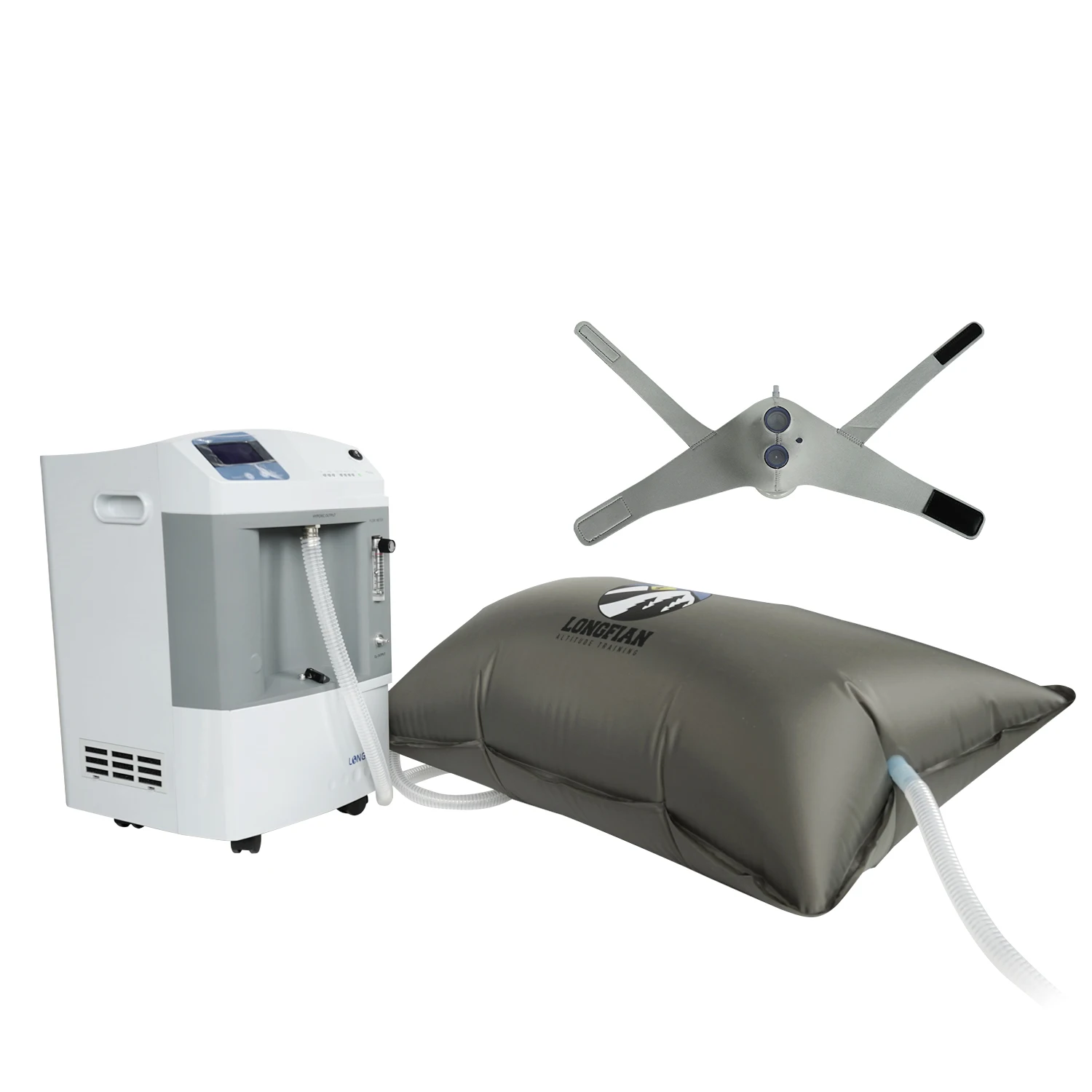

【2026】Longfian With CE Certificate 100LPM Hypoxic Generator JAY-10H With 120L Buffer Bag and Mask for Hypoxic Training Athletes