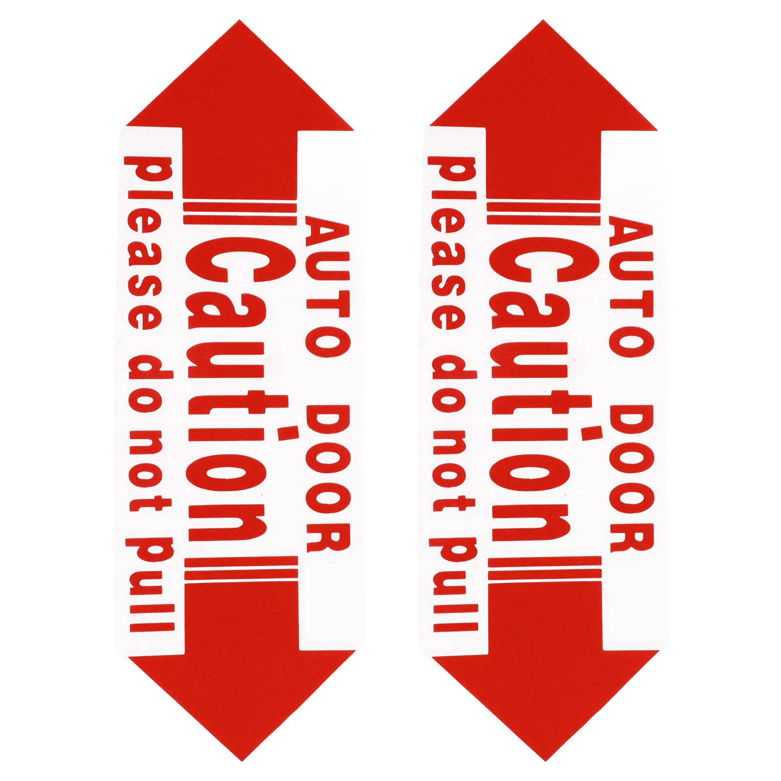 

2Pcs Car Door Open Warning Sticker Automatic Door Indicator Sticker Weatherproof Scratch Resistant Easy Apply Safety Caution