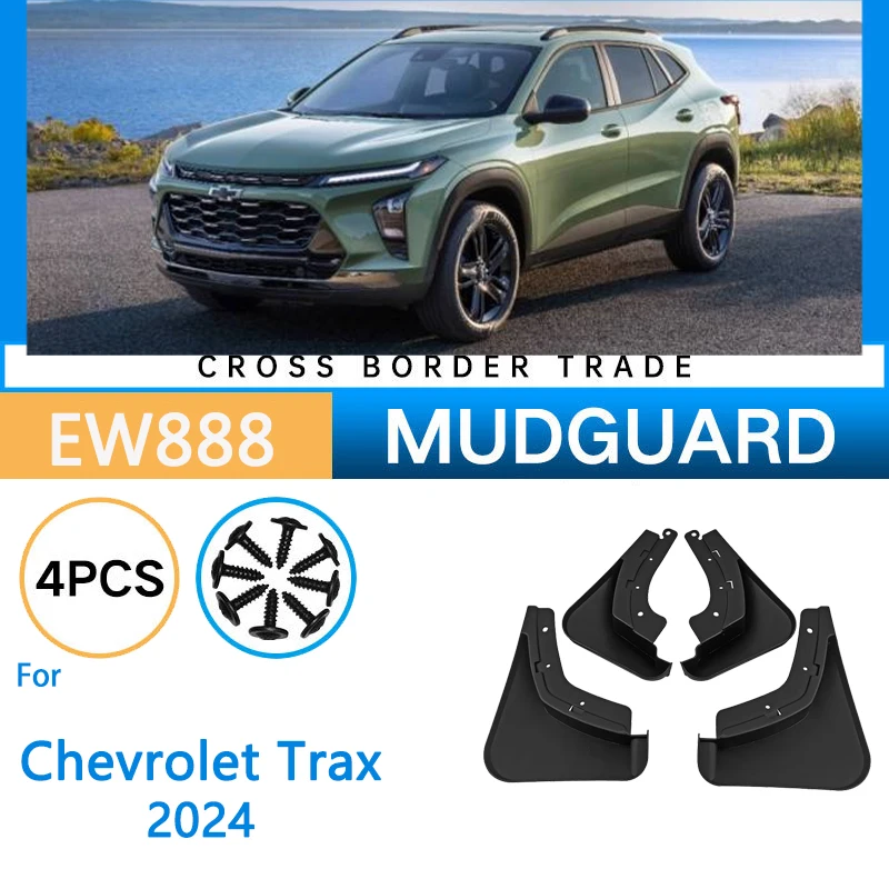 

4pcs Car Fender for Chevrolet Chevy Trax 2024 Mud Flaps Guard Wheel Front Rear Splash Flap Car Accessories Protector Anti-dirty