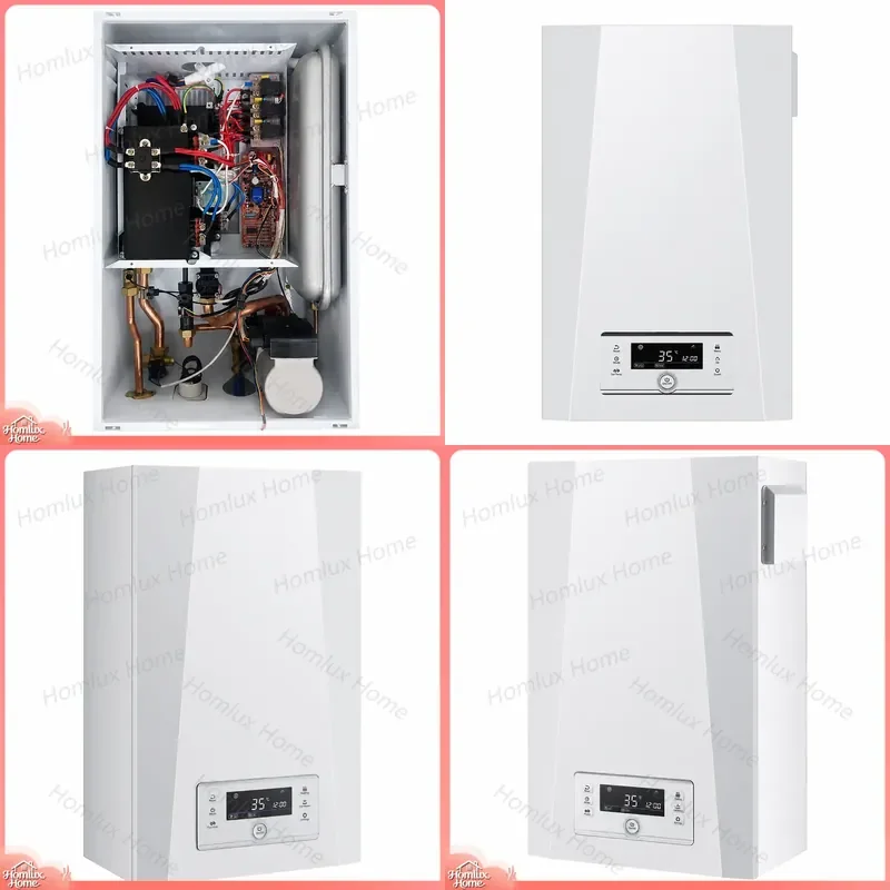 12KW Three Phase Wall Mounted Boiler with WIFI Remote Control Magnetic Induction Heating Hot Water Heater for Home