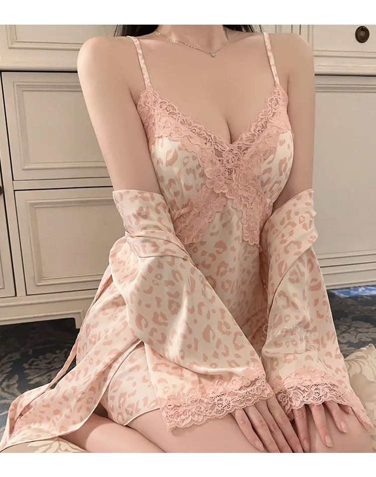 

Женская пижама в французском стиле: нежная, свободная, миди, универсальная, модная, с милым дизайном, на пуговицах, для дома и отдыха