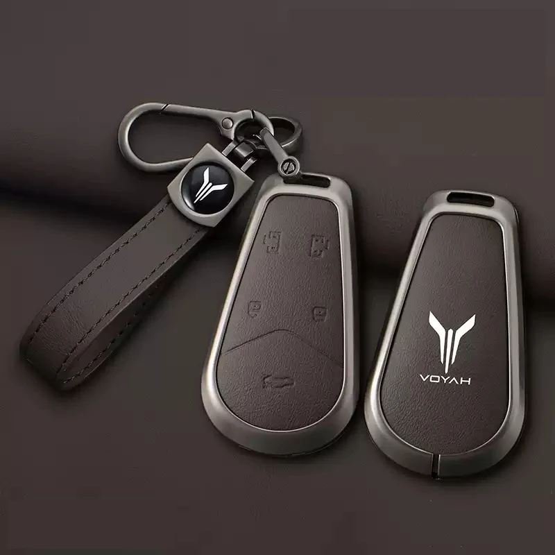 

Car Remote Key Case Cover For Voyah Dream Holder Shell Auto Protector Keychain Accessories