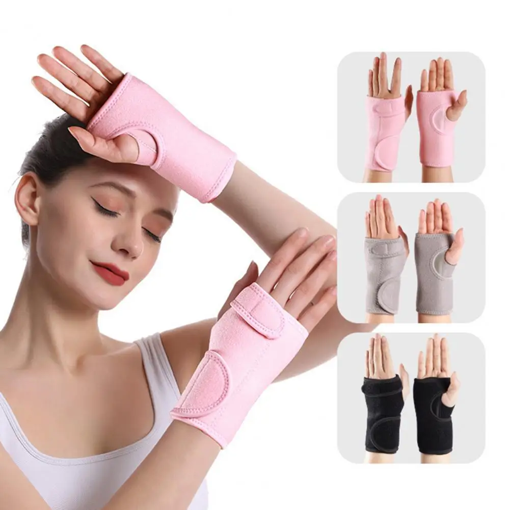 1Pc Practical Wrist Splint  Adjustable Unisex Fitted Wrist Brace  Carpal Tunnel Hand Compression Support