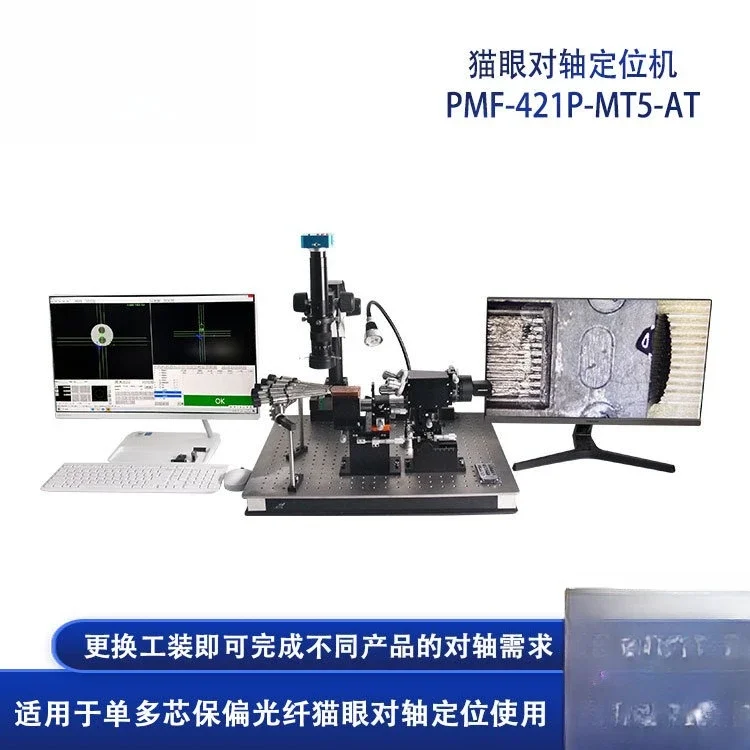 Optical fiber alignment equipment, single-multi-core polarization-maintaining optical fiber panda end face