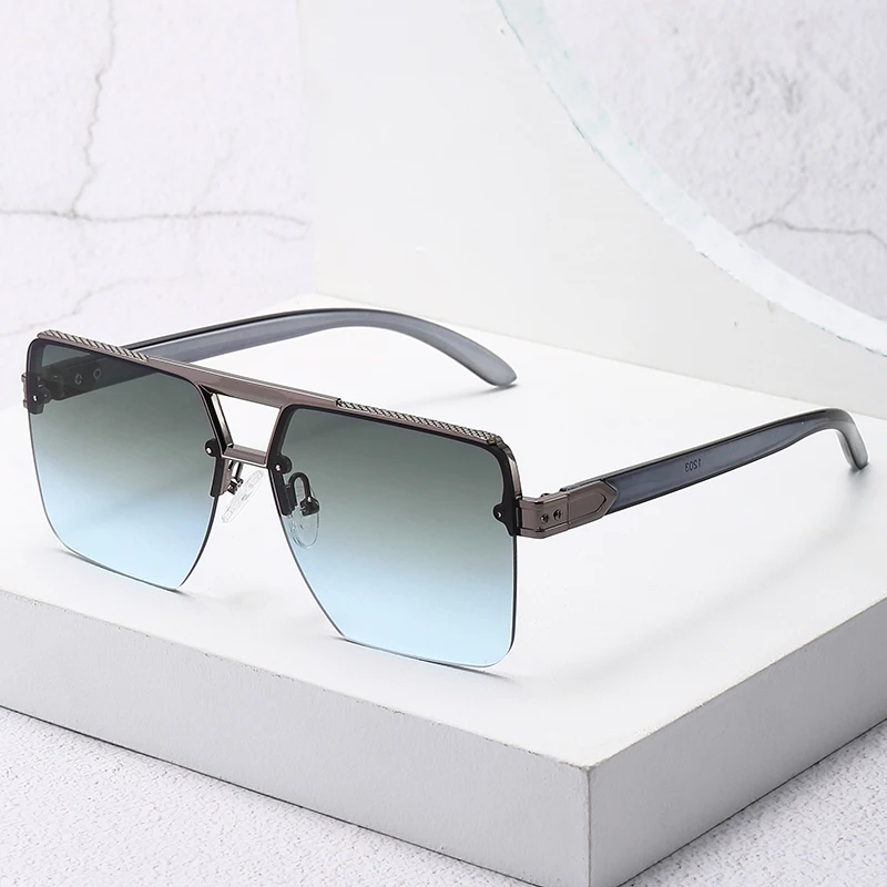 New Square Men's Sunglasses Personality Everything Stylish Sunglasses Trend Sunglasses