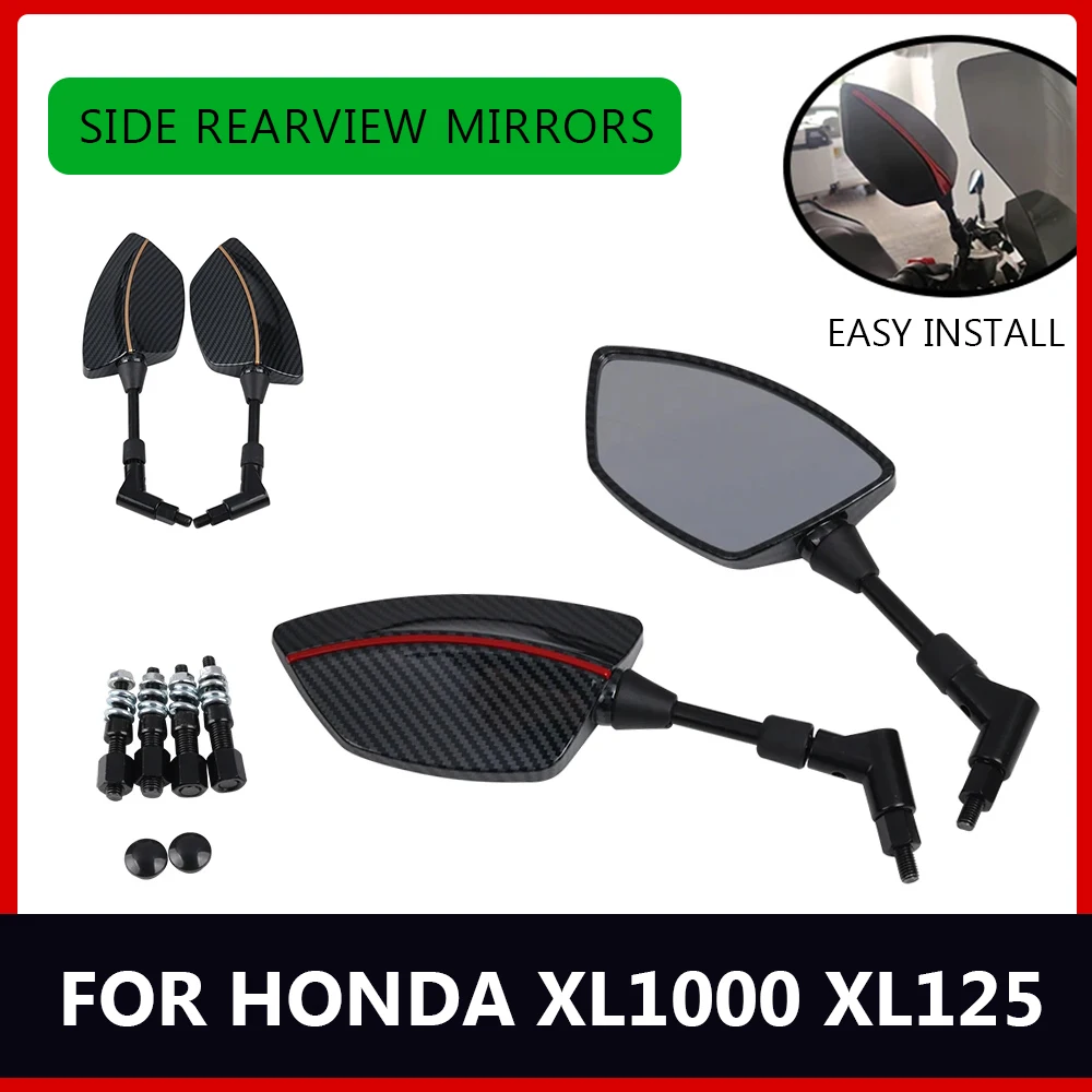 

For Honda XL1000 Varadero XL125 V XL1000V XL125V ABS XL 1000 125 V Motorcycle Adjustabale Side Rearview Mirrors Rear View Mirror