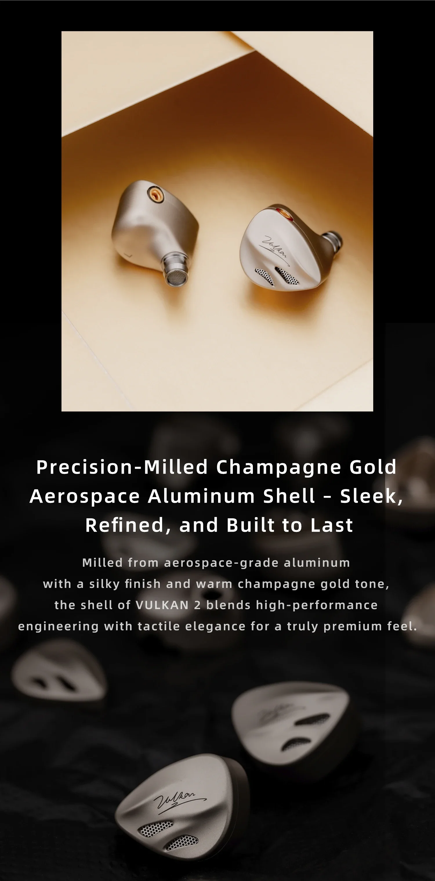 DUNU Vulkan 2 / Vulkan II 2DD+6BA ハイブリッドドライバー