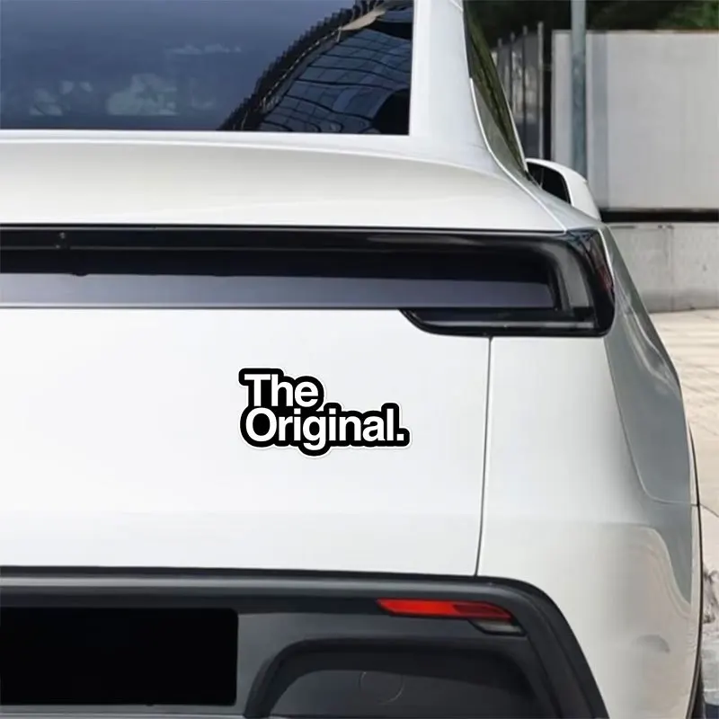 1pc Original Design Funny Vinyl Sticker, Waterproof Decorative Decal for Car, Bumper, Laptop, Skateboard, Wall & Gift