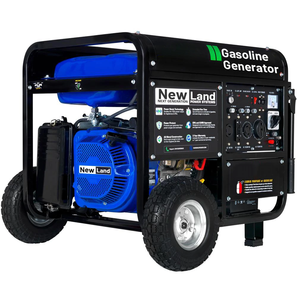 

Original brand newNEW·LAND Electric Start 4kw 5kw 6kw 7kw 8kw Gasoline Power Open Type Portable Silent Generators 188F 13HP LPG