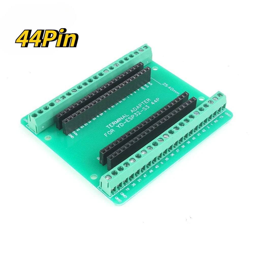 ESP32-S3 44Pin Development Board, ESP32 Expansion Breakout Board for IoT/DIY Projects, Compatible with ESP32-S3 Module