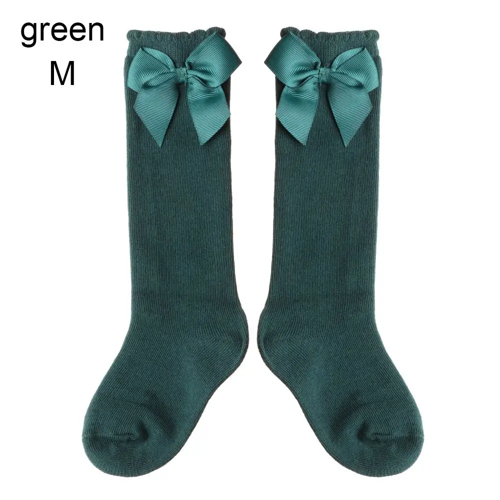 

Big Bow Girls Autumn Winter Cotton Floor Socks High Long Sock Baby Toddlers Socks